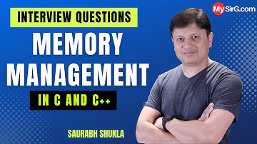 Memory Management in C and C++ in Hindi | Interview Questions