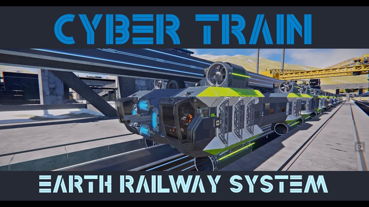 Space Engineers - Cyber Train - small grid bi-rail system [no Mods ...