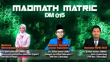 MADMATH MATRIC DM015