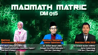 MADMATH MATRIC DM015