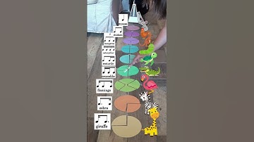 Musical notes and rhythms with animals