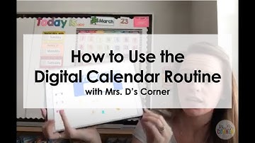 Digital Calendar Routine (Google Slides) for Special Ed | Virtual Morning Meeting Setup