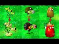 Pea Squash Three Head & Gatling Pea Cherry l PVZ Super Hybrid 2.0.4 - Gameplay and Download