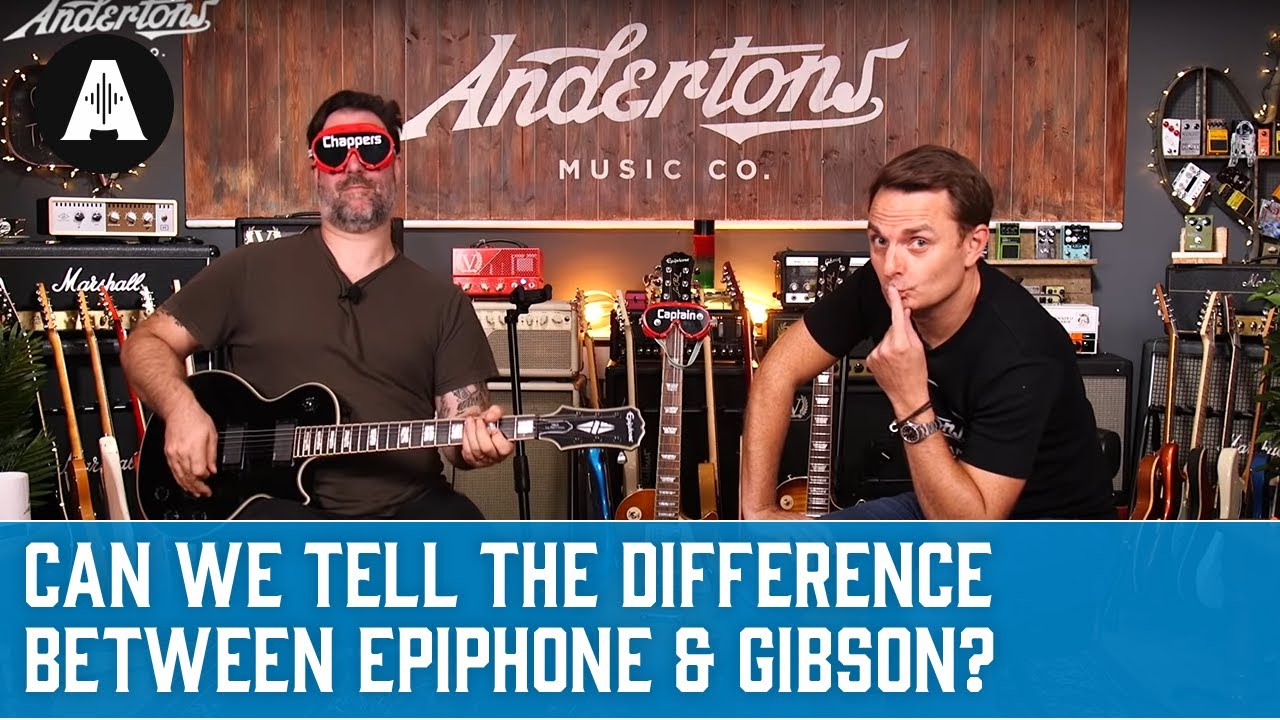 Spot the Gibson Les Paul! - Can We Tell the Difference Between Epiphone ...
