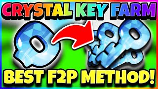 🔑 *F2P* CRYSTAL KEY FARMING METHODS 💎 HOW TO FARM TOP HALF CRYSTAL KEYS ✨ PET SIMULATOR 99 ROBLOX