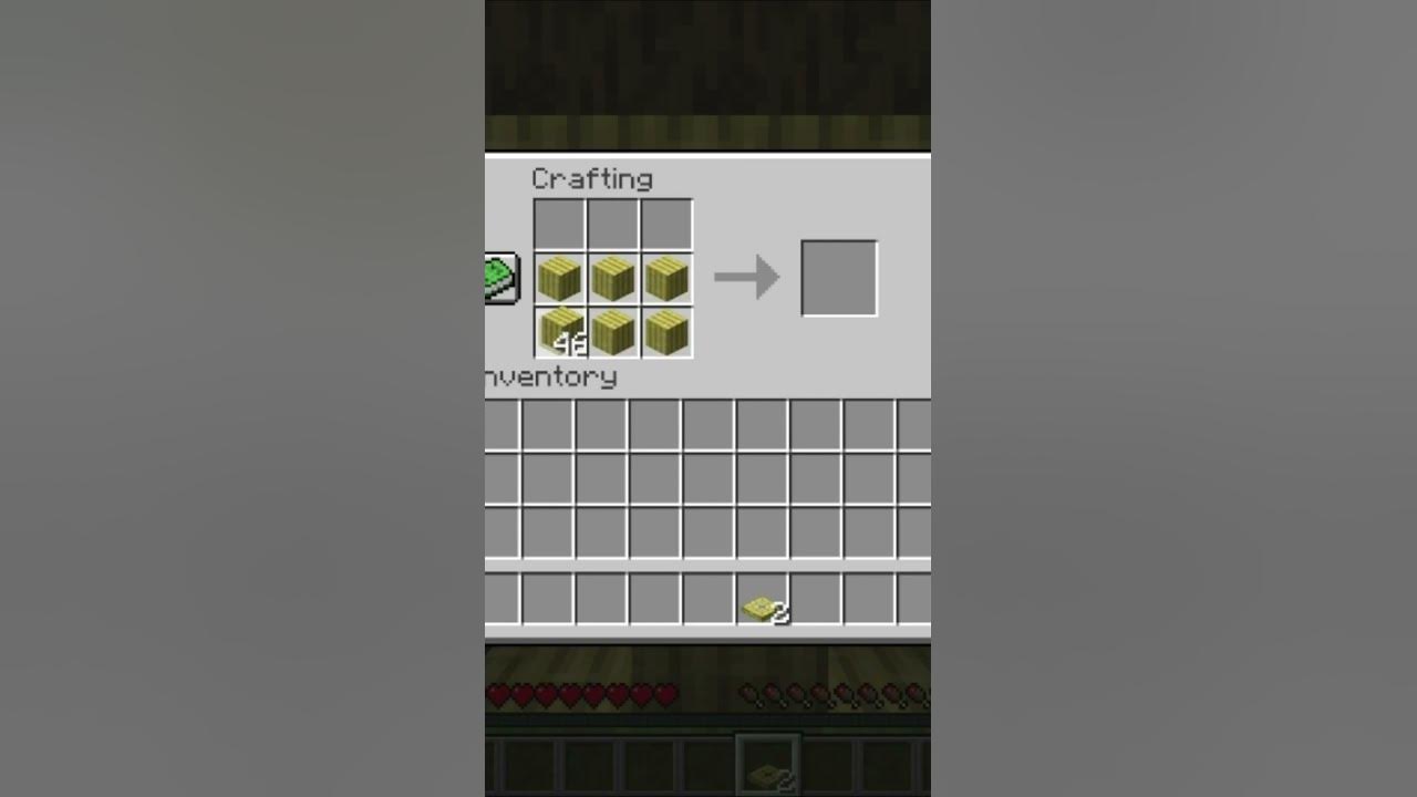 How to craft a bamboo trapdoor in minecraft 1 20 youtube