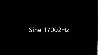 Sine 17002Hz Audio Only