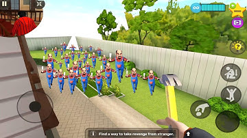 Playing Against Francis Army Clones in Scary Stranger 3D Mod Menu Game Update (Android,iOS)