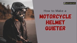 How to Make a Motorcycle Helmet Quieter screenshot 5