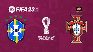 Portugal x Brasil | FIFA 23 Gameplay Copa do Mundo Qatar 2022 | Final [4K 60FPS]