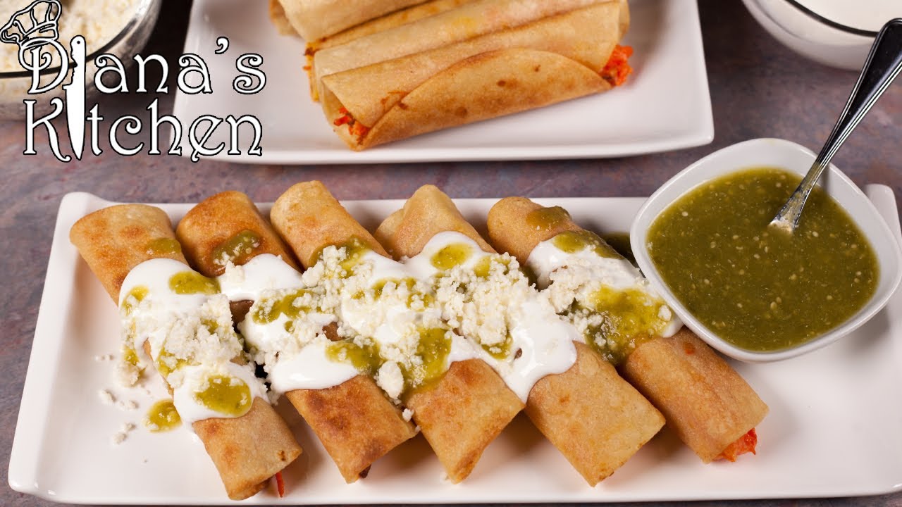 Tacos dorados de zanahoria y queso YouTube