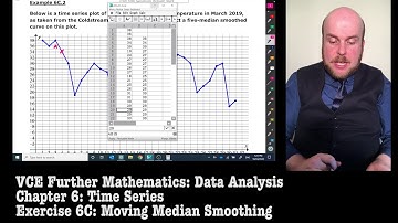 Further Maths: Time Series - Median Smoothing (Exercise 6C)