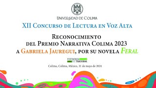 Ceremonia de Reconocimiento del Premio Narrativa Colima 2023