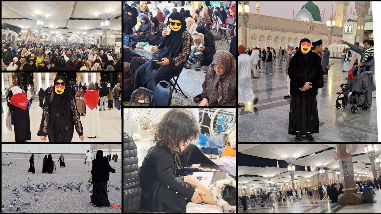 يوم كامل في المدينة المنورة من الفجر للعشاء😍