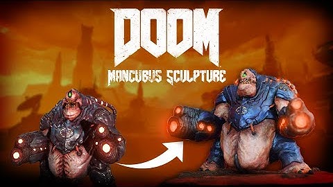 I made the Mancubus from DOOM (2016) out of clay