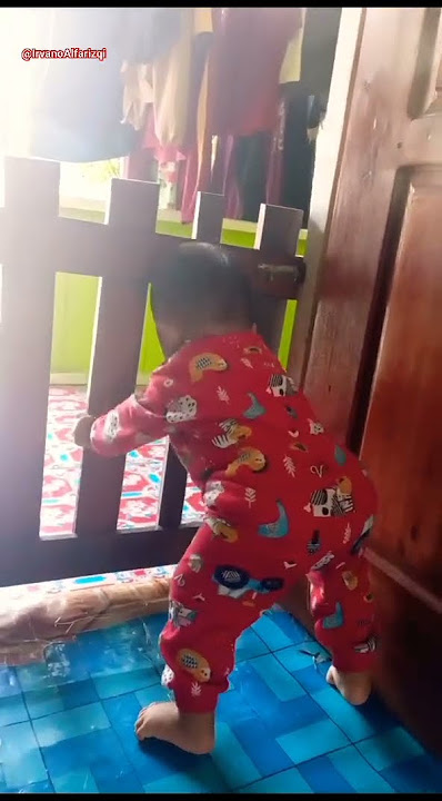 Bayi Latihan Berdiri Sendiri @Irvanoalfarizqi #baby #bayigemes #babyboy #bayilucu #babypintar