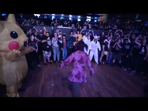 Pikachu In Wall Of Death Mosh Pit At Suicide Silence Halloween Las Vegas 2021