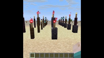 MINECRAFT | Tiki Torch Ideas  #minecraft
