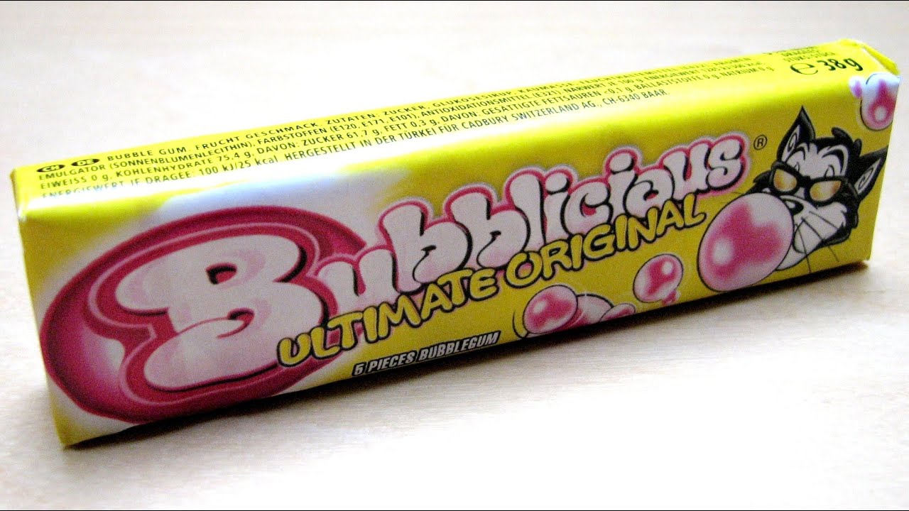 bubblicious ultimate original bubble gum youtube. 