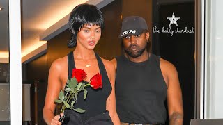 Ye & 24 Year Old Model Girlfriend Juliana Nalu Have Romantic Dinner Date In Beverly Hills