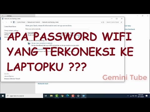 Cara Mengetahui Password Wifi yang sudah terkoneksi ke Laptop atau PC