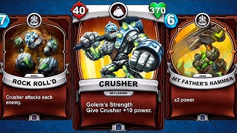 Crusher Gameplay | Skylanders Battlecast