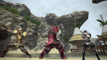 FINAL FANTASY XIV - Go Go Posing Rangers Intro