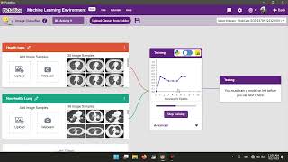 Image Classifier for lung cancer detection with pictoBlox.