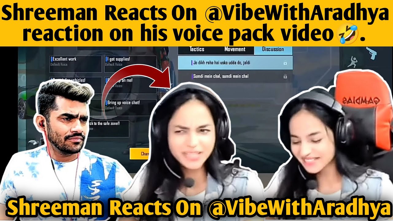 Shreeman Reacts On Aradhya reaction on his voice pack video🤣. - YouTube