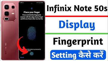 Infinix note 50s 5g fingerprint lock setting kaise kare | infinix note 50s finger lock kaise lagaye