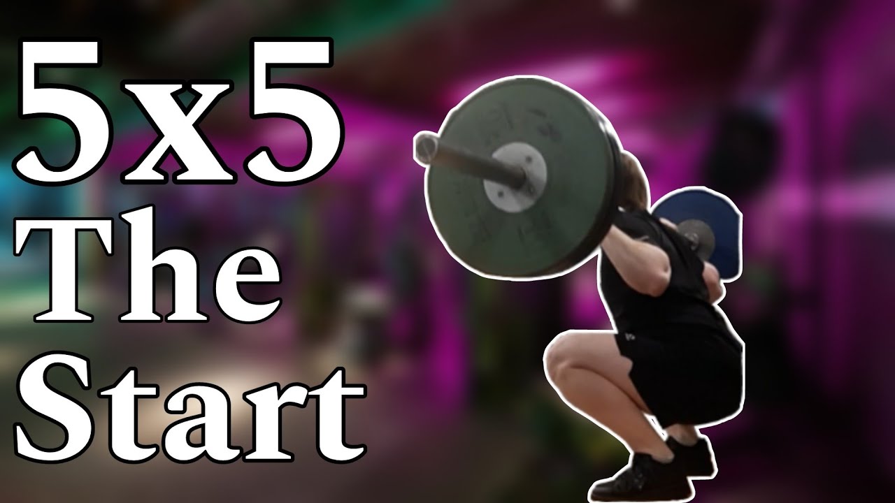 5x5 Squat Program Begins | 80kg/176lb 5x5 - YouTube
