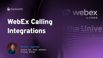Integrating Webex for enterprise solutions