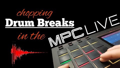Akai MPC LIVE Tutorial - Chopping Drum Breaks - Making a Drum Kit - Lifted Noise