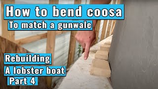 Fiberglassing in the walls of the cabin. -bending the Coosa to match the curve of the gunwale- by Hold Fast Marine -DIY tips and tricks- 1,797 views 2 years ago 10 minutes, 19 seconds