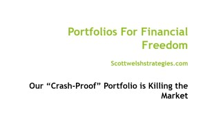Our Crash-Proof Portfolio Is Killing The Market