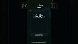 A Simple Python Trick You Should Know! | Interview Puzzle Challenge | YouTube Shorts  #logicpuzzle