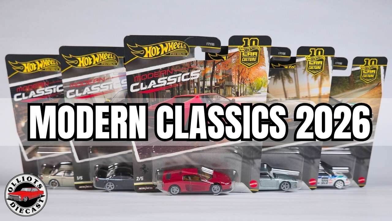 ホットウィール　Modern Classics セット　フェラーリ　テスタロッサ 2026 Hot Wheels car culture Modern Classics Ferrari Testarossa