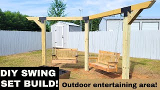 Building A Swing Set DIY!