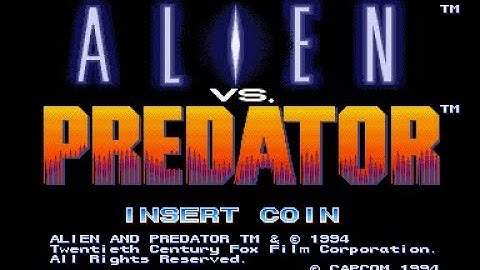 Intro Alien vs. Predator (Arcade CPS-2)
