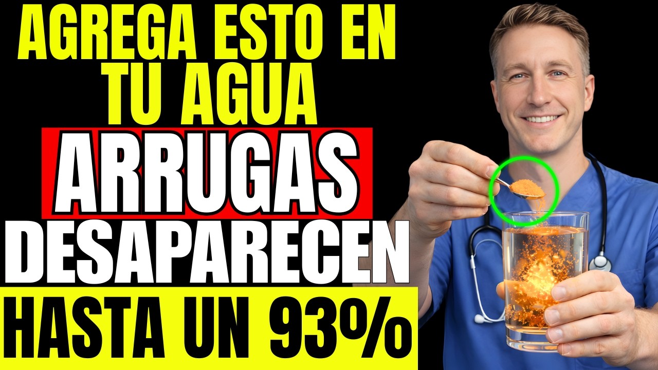 ¡NO BEBAS Agua Sola! Añade ESTO para Eliminar ARRUGAS y Aumentar el COLAGENO