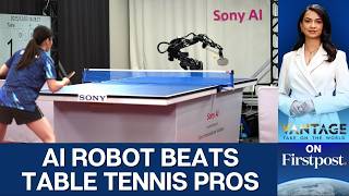 Japan: AI Robot Ace Beats Professional Human Table Tennis Players | Vantage on Firstpost | 4K
