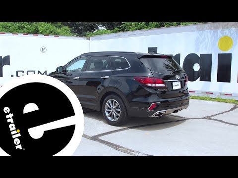 Trailer Hitch Installation - 2017 Hyundai Santa Fe - Draw-Tite - Etrailer.com