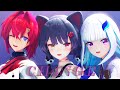 【アンジュ×戌亥×リゼ】CH4NGE【にじさんじMMD】4K60fps【さんばか】