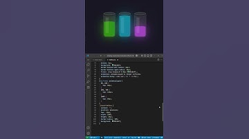 CSS Colorful Glowing Liquid Glass Animation Effects | Html CSS Animation #shots #html5 #css