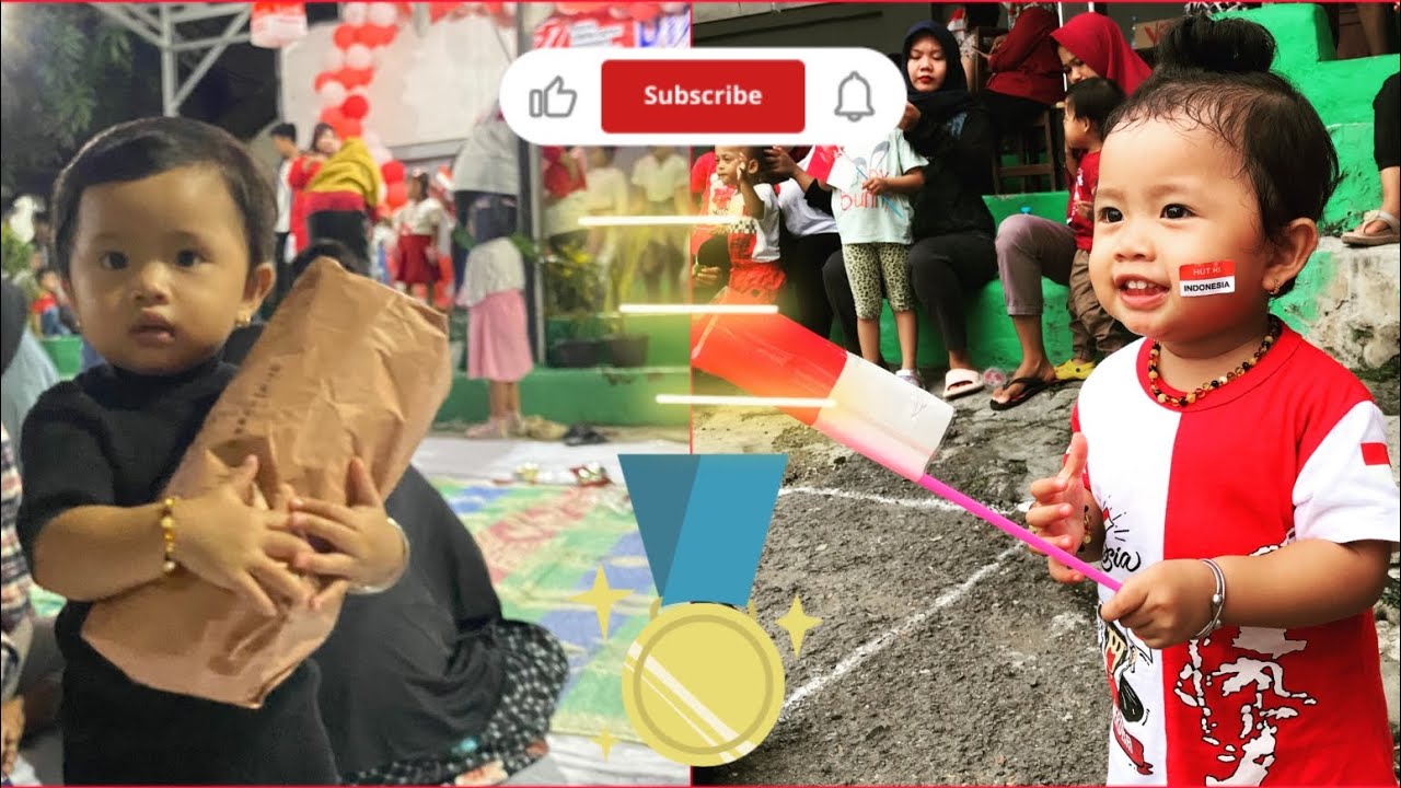 KEMERIAHAN HUT RI KE 77 TAHUN | LOMBA 17 AN | LOMBA ANAK BALITA | TAHUN 2022