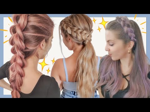 COIFFURE SIMPLE CHEVEUX LONG POUR TOUS LES JOURS ✨ COIFFURE DIY CHEVEUX LONG ✨COIFFURE SIMPLE TRESSE