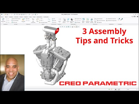 Creo Parametric - 3 Assembly Tips and Tricks - Repeat, Parameters, and Assembly UDFs