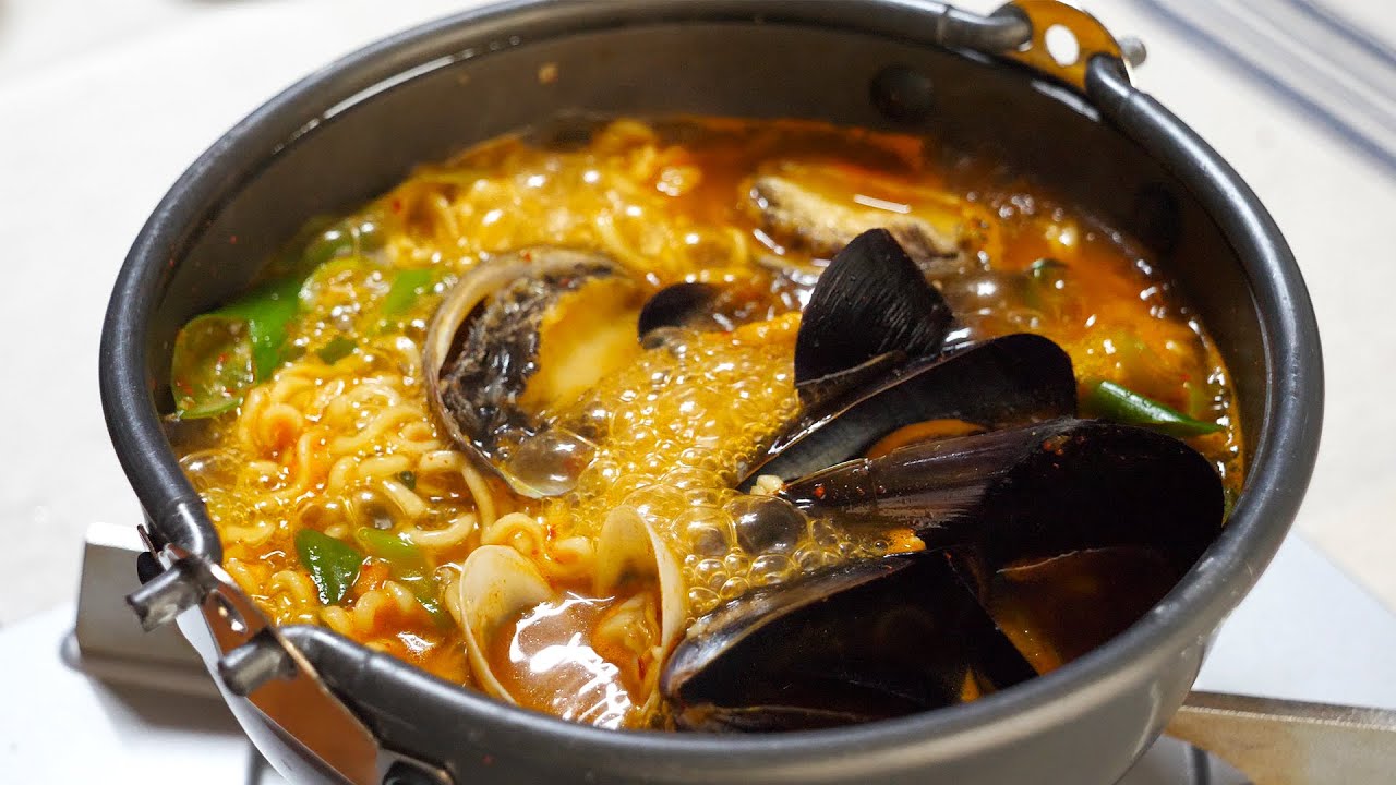 제주도 해물라면 맛있게 만들기 :: 해물종류