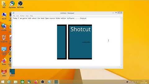 Shotcut......Open source video editor...