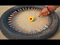 Tyre k andar Bullet ke circle mey Chakri